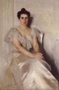 Anders Zorn Mrs Frances Cleveland France oil painting artist